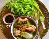 Hình bước làm 4 của món Hủ tiếu giò heo