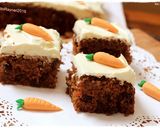 Foto langkah ke 8 dari resep Carrot Cake Palm Sugar enakkkkk with Creamcheese Frosting Kocok all in one.