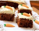 A picture of step 8 of Delicious Carrot Cake with Palm Sugar and Cream Cheese Frosting - All in One Bowl.
