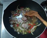 Foto langkah ke 5 dari resep Daun Ubi Siram Daging.