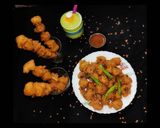 A picture of step 8 of Masoor Dal Pakoda.
