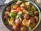 Blackpapper meatball