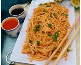 A picture of step 2 of Chicken chow mein.