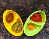 A picture of step 1 of Mashroom (Ranbhaji).