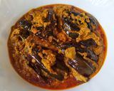 A picture of step 10 of Hyderabadi Baghare Baingan.