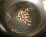 A picture of step 2 of Cranberry Pulihora / Cranberry Rice - South Indian style.