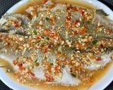 Gambar langkah 5 resipi Siakap Kukus Limau Kedai Siam.
