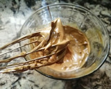 A picture of step 1 of Dalgona cake.