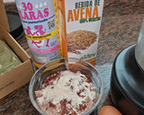 Foto del paso 1 de la receta: Tortitas de avena brownie y chocolate 🍫 😋