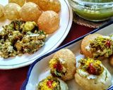 A picture of step 11 of Pani puri.