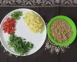 A picture of step 1 of Sorghum 's khichadi.