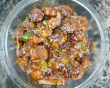 A picture of step 6 of Veg Manchurian.