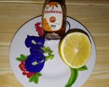 Foto langkah ke 1 dari resep Teh Bunga Telang Lemon 🍋 Madu.