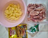 Foto langkah ke 1 dari resep Opor Ayam Fillet & Kentang Creamy, 4 Bahan Praktis.