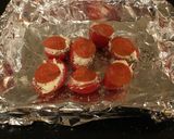 A picture of step 6 of Pizza Baked Tomatos.