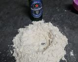 A picture of step 2 of Beer flatbread.