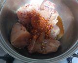 A picture of step 1 of Chicken wrap.