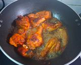 A picture of step 4 of Smoked Chicken Darbari.