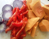 Foto del paso 1 de la receta: Sándwich🥪 de vegetales🍆🎃🌶🌰asados!!!