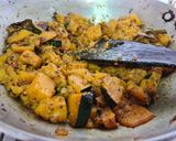 A picture of step 6 of Keto Diet Khatta Meetha Kaddu Sabzi Recipe | Weight loss Keto Pu.