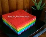 Rainbow Cake Kukus Ny.Liem Super Lembut langkah memasak 13 foto