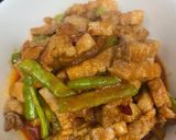 รูปขั้นตอนการทำที่ 4 ของ หมูผัดพริกแกง