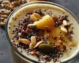 A picture of step 3 of Banana oats smoothie.