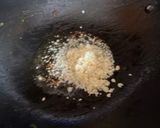 A picture of step 3 of Leftover Ham Fried Rice.
