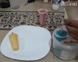 Foto del paso 7 de la receta: Paletas de vainilla, nuez, chicle y fresa