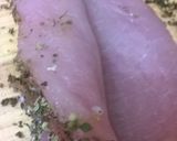 A picture of step 2 of Herb Crusted Avocado Stuffed Chicken Breast.