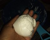 A picture of step 6 of Home made mozzarella cheese.
