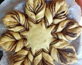 Foto langkah ke 8 dari resep Nutella Star Bread.