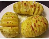 Hình bước làm 5 của món Khoai tây bỏ lò nướng bơ tỏi phô mai