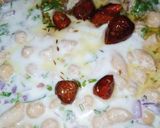 A picture of step 5 of Hyderabadi Dahi Phulki.