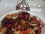Sapi Lada Hitam ala resto