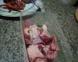 A picture of step 1 of Chicken plantain peppersoup.