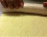 A picture of step 8 of Strawberry Coconut Swiss Roll.