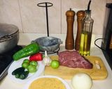 Foto del paso 1 de la receta: Tacos de ternera con salsa verde 🇲🇽