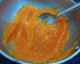 A picture of step 2 of Papaya Laddoos.