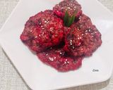Foto langkah ke 4 dari resep 293. Pancake Buah Naga Gluten Free.
