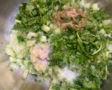 A picture of step 2 of Methi cucumber Raita.