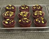 A picture of step 13 of Eggless Beetroot Muffins – Naturally Pink, Wholesome & Nutty.