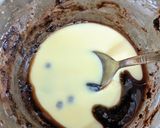 A picture of step 2 of Chocolate yoghurt.