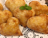 Foto del paso 13 de la receta: Corazones de hojaldre rellenos de mermelada de fresa, sin gluten, sin lactosa