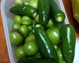 A picture of step 1 of Green Salsa Tamales with Hoja Santa Leaves.