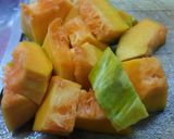 Hình bước làm 3 của món Canh bí đỏ đậu phộng