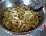 A picture of step 2 of Easy Pasta Salad.