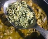 A picture of step 3 of Beef kaleji.