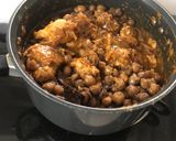 A picture of step 4 of Amritsari Chole Chicken.