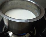 A picture of step 2 of Gulkand rose petal ice cream.